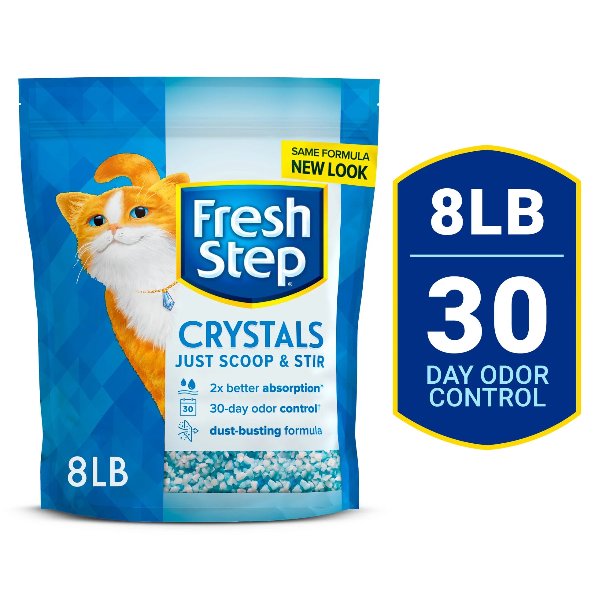 Crystals, Premium Cat Litter, Scented, 8 Lbs