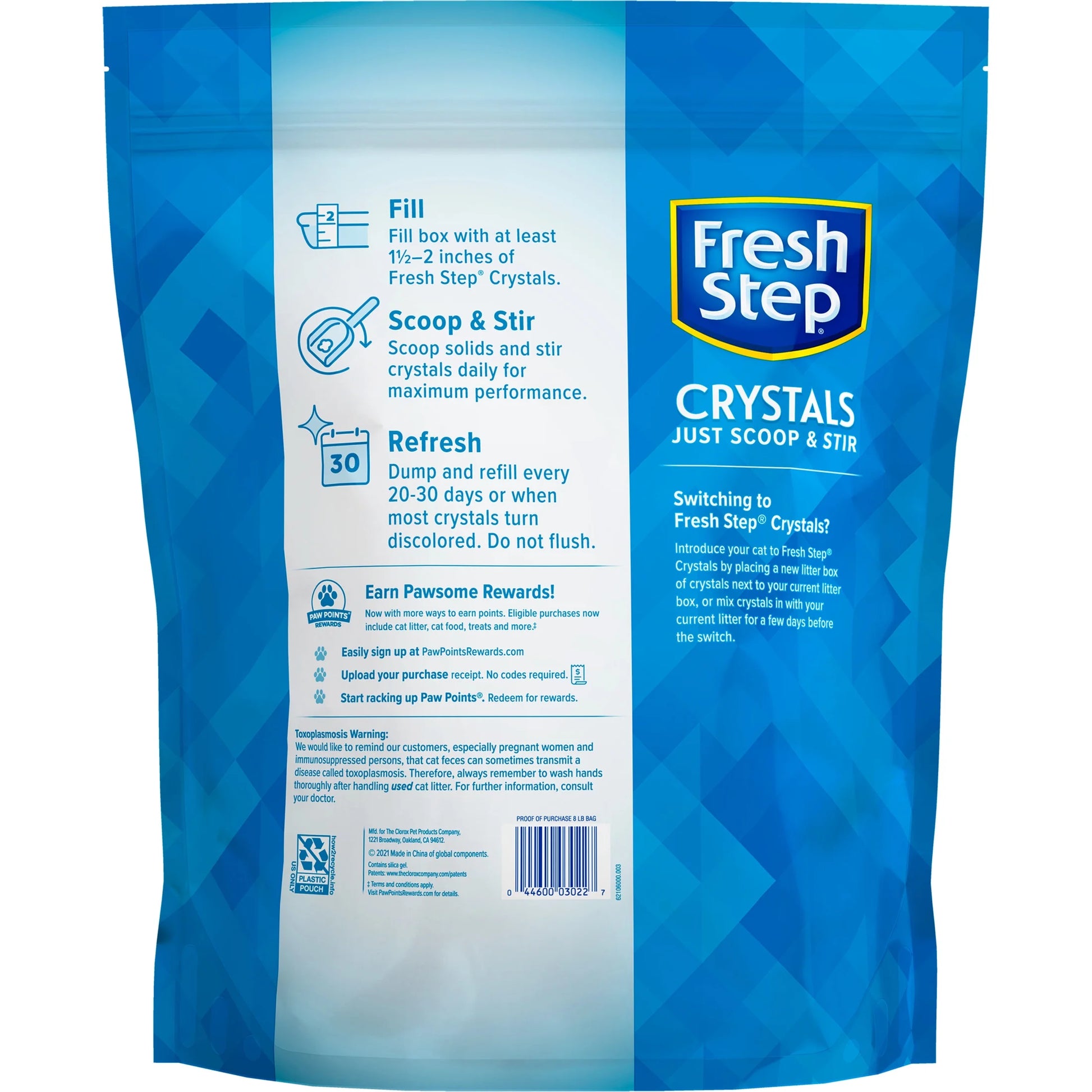 Crystals, Premium Cat Litter, Scented, 8 Lbs