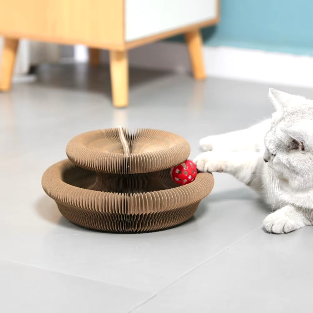 Magic Organ Cat Scratching Board – Interactive Claw Grinding Toy & Accordion Scratcher for Cats